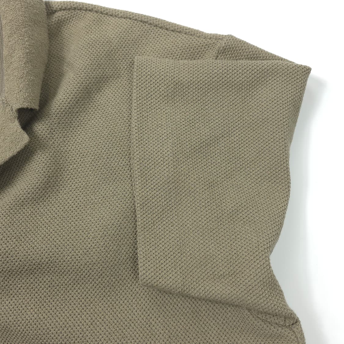 타임 폴리혼방 반팔카라티 카키 (100) 상품이미지3