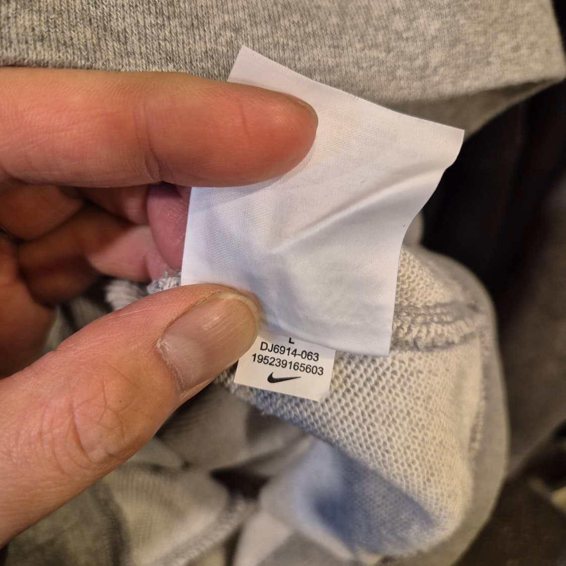 L 나이키 그레이 맨투맨  상품이미지5