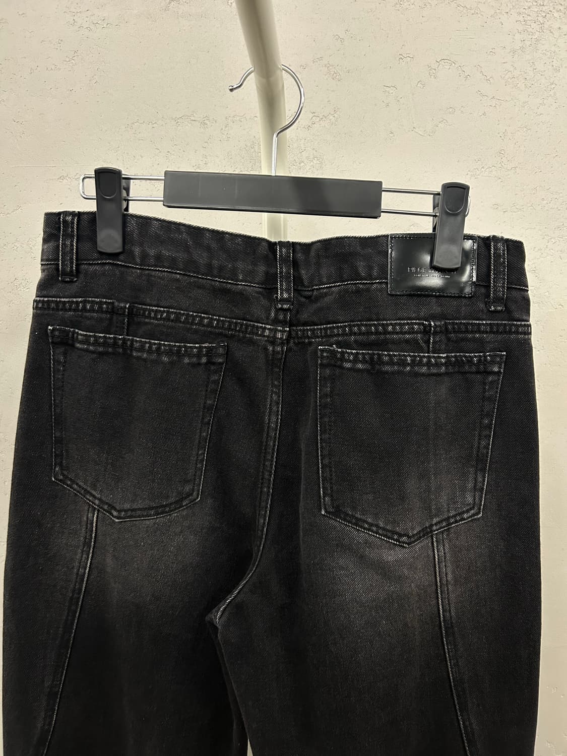 PIECE WORKER 패턴 블랙 진 상품이미지5