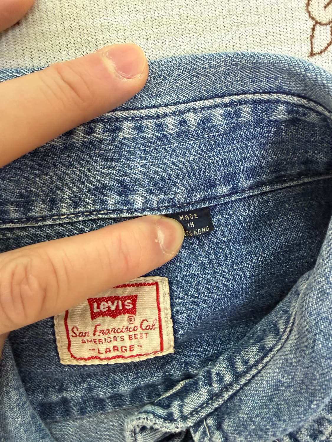 Levi's 웨스천 데님셔츠 라지 105추천 상품이미지5