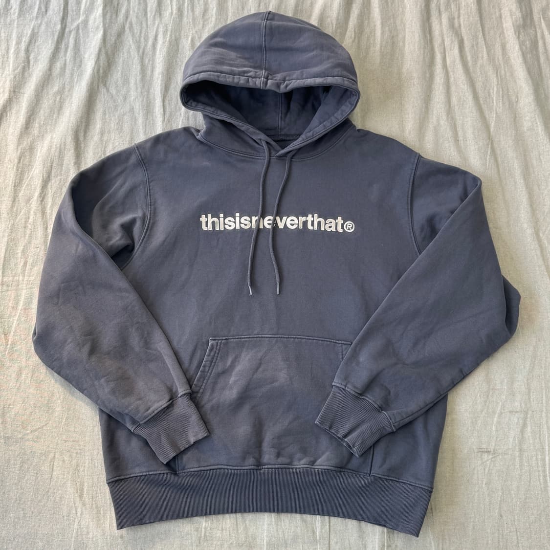 디스이즈네버댓 차콜 그레이 후드 M 상품이미지1