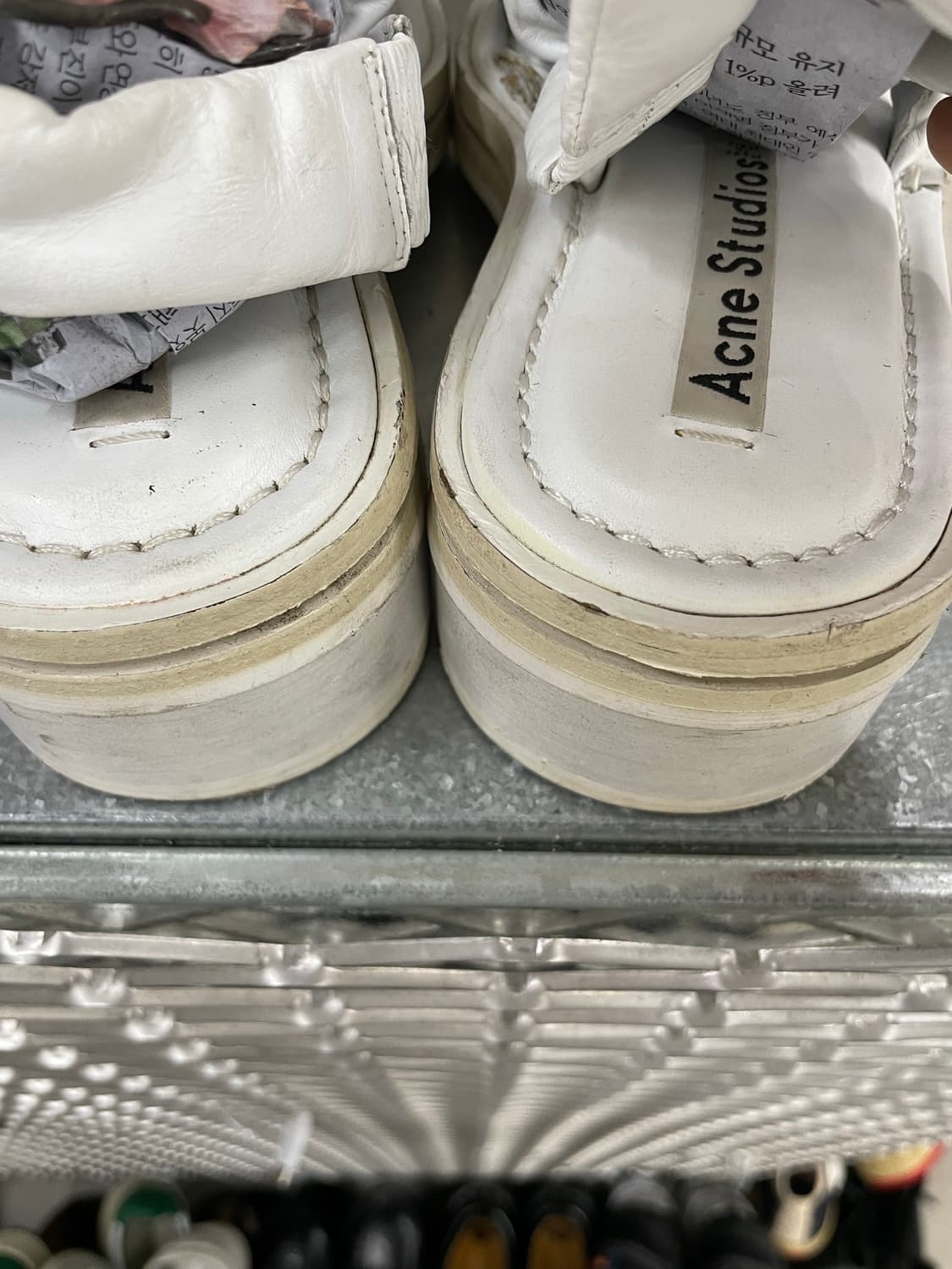 아크네 스튜디오 네미 화이트 샌들 38 상품이미지10