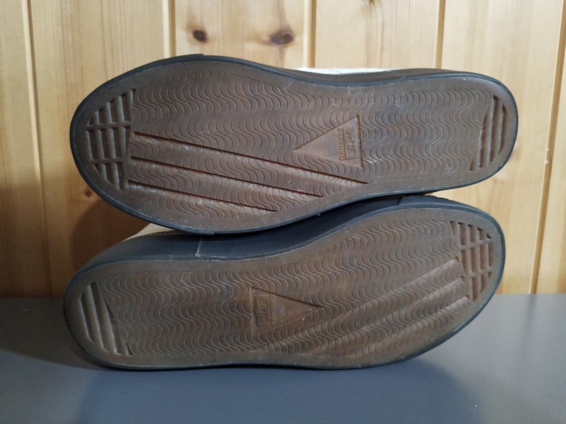 255mm 오니츠카타이거 파브레 흰검 스니커즈 상품이미지9