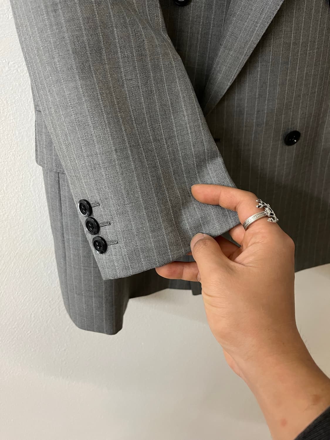 랑방 빈티지 더블 브레스티드 자켓 블레이져 상품이미지4