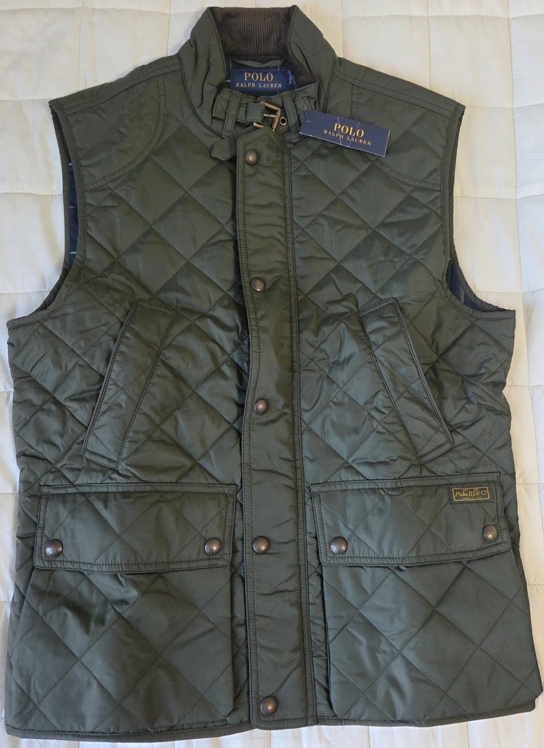 폴로랄프로렌 퀼팅 베스트 조끼 M 새상품 상품이미지2