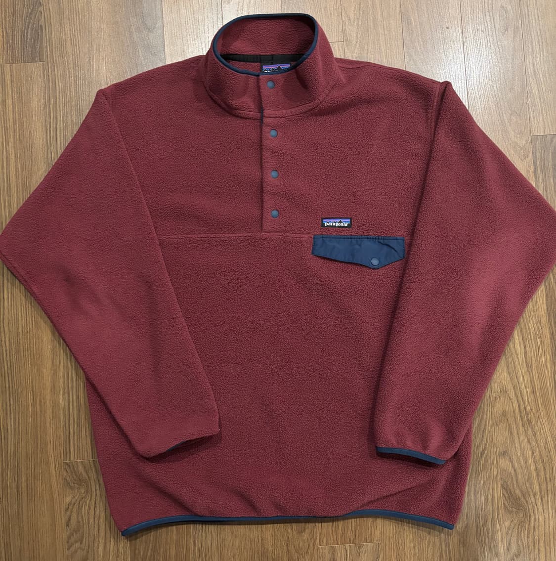 파타고니아 헤비웨이트 신칠라 버건디 L사이즈 상품이미지1
