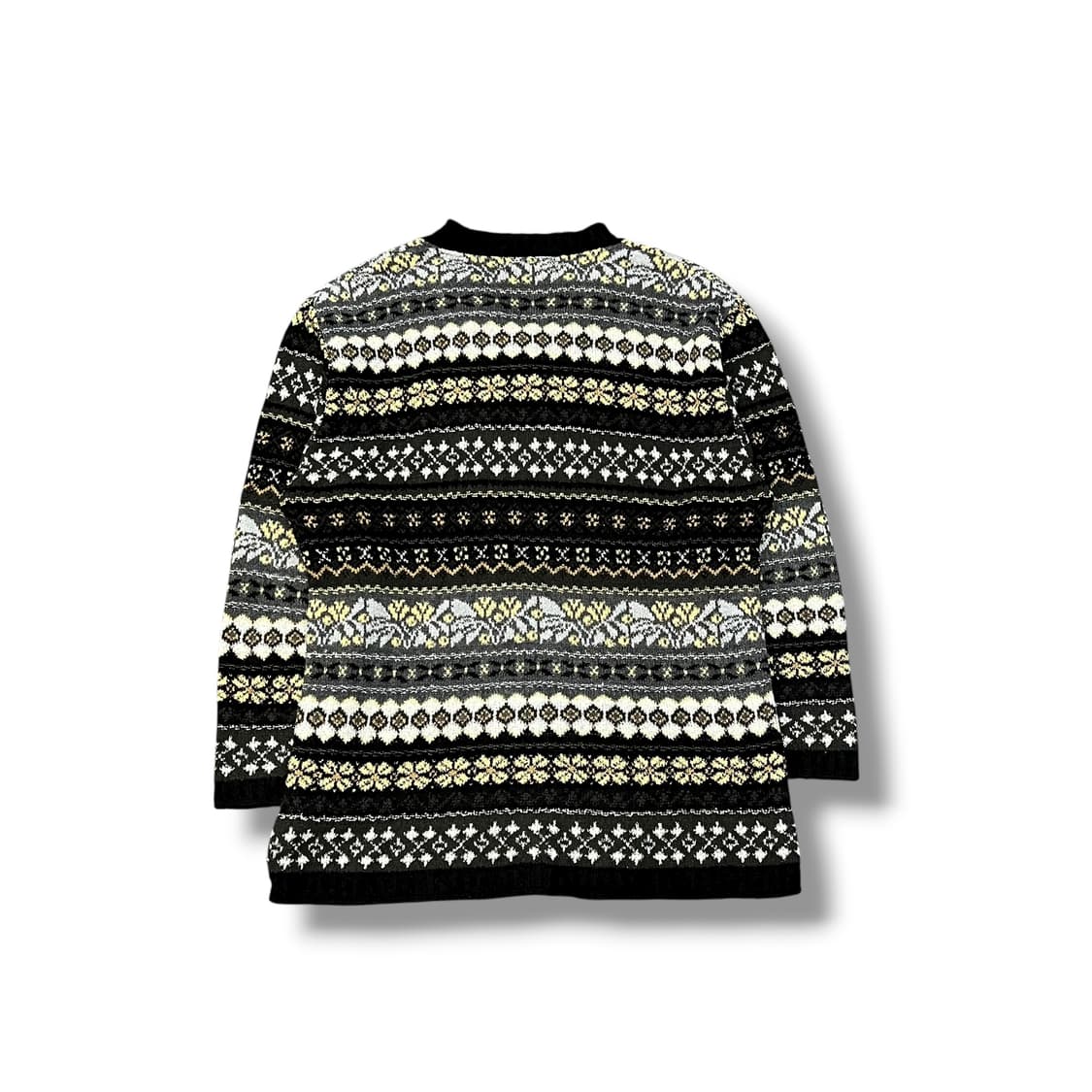  CAMELOT 브이넥 패턴 니트 y14066 상품이미지3