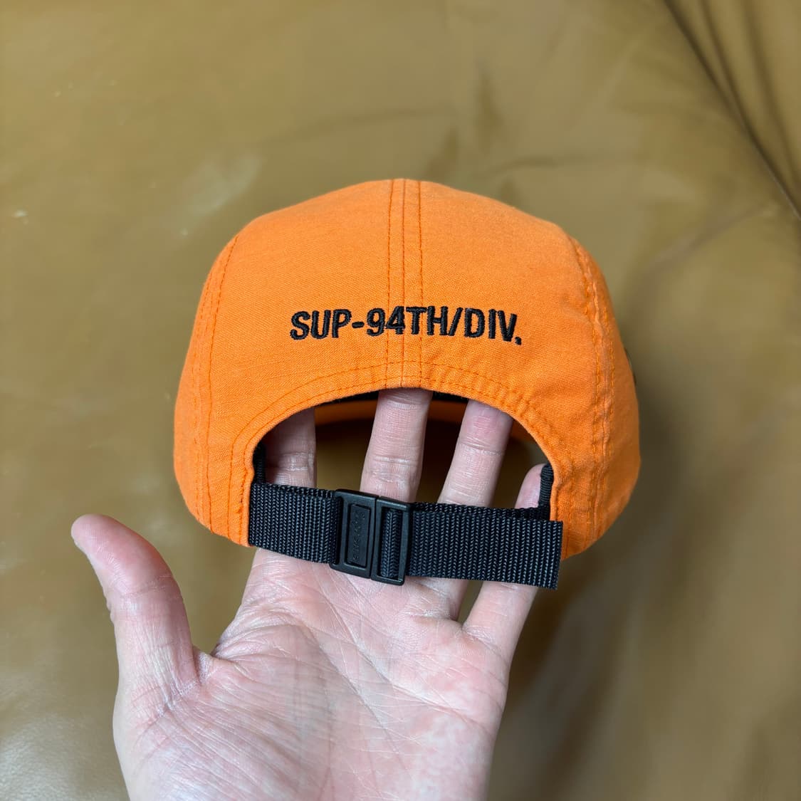 슈프림 캠프캡 모자 박스로고 24ss 밀리터리 오렌지 상품이미지7
