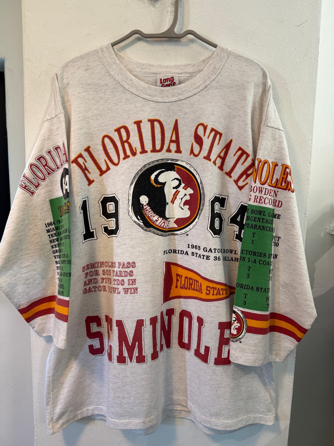 90s Long Gone Florida State 올드 롱슬리브 상품이미지1