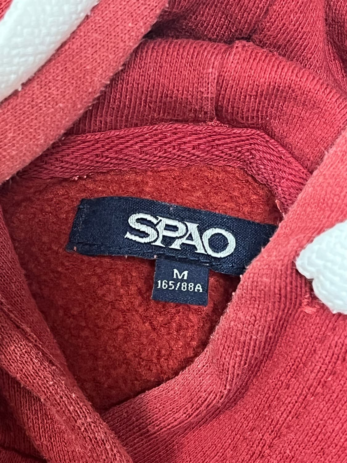 스파오 후드티 레드 상품이미지2