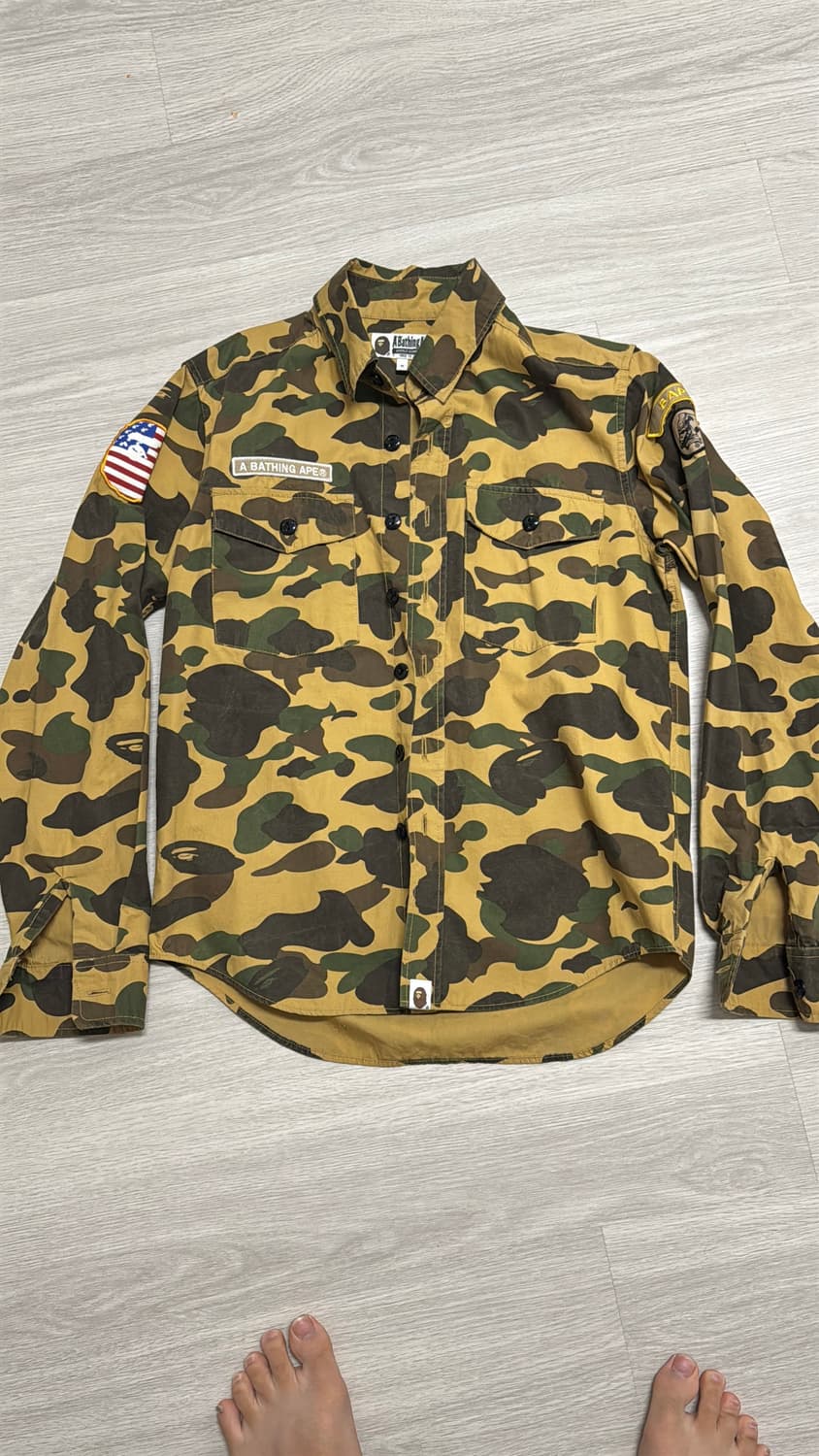 베이프 황계 셔츠 S 상품이미지1