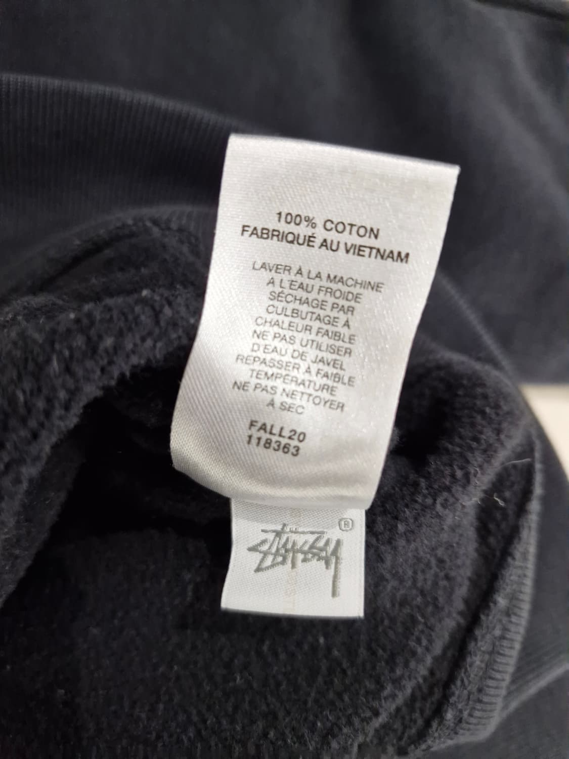 스투시 STUSSY 오버다이드 스탁 자수 로고 맨투맨_M 상품이미지8