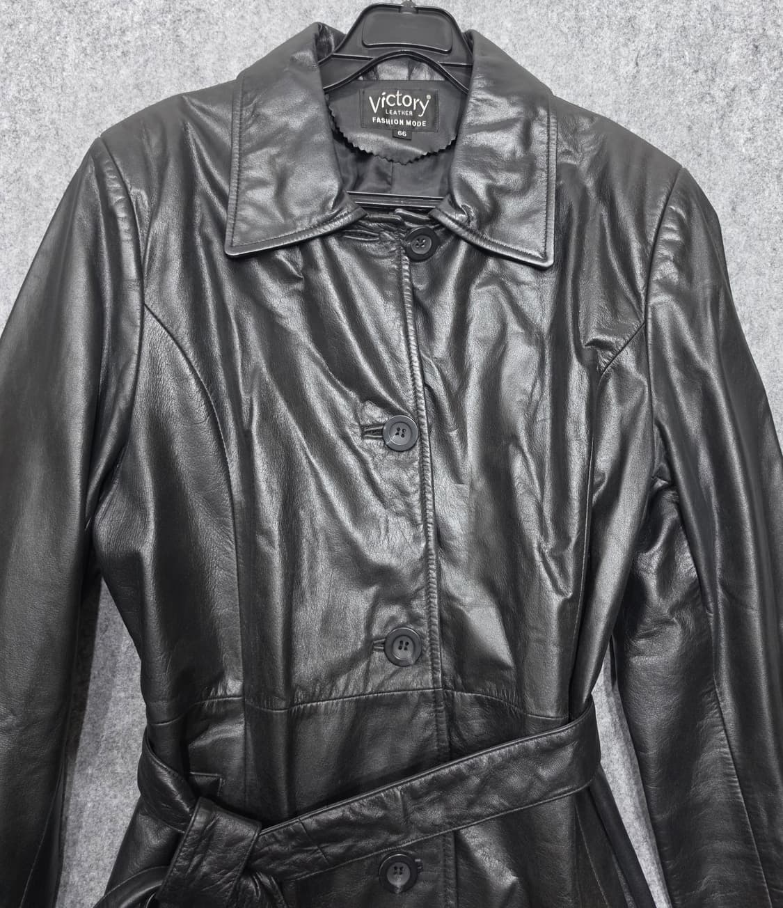 빈티지 벨트 양가죽 자켓 램스킨 코트 레더자켓 66 상품이미지4