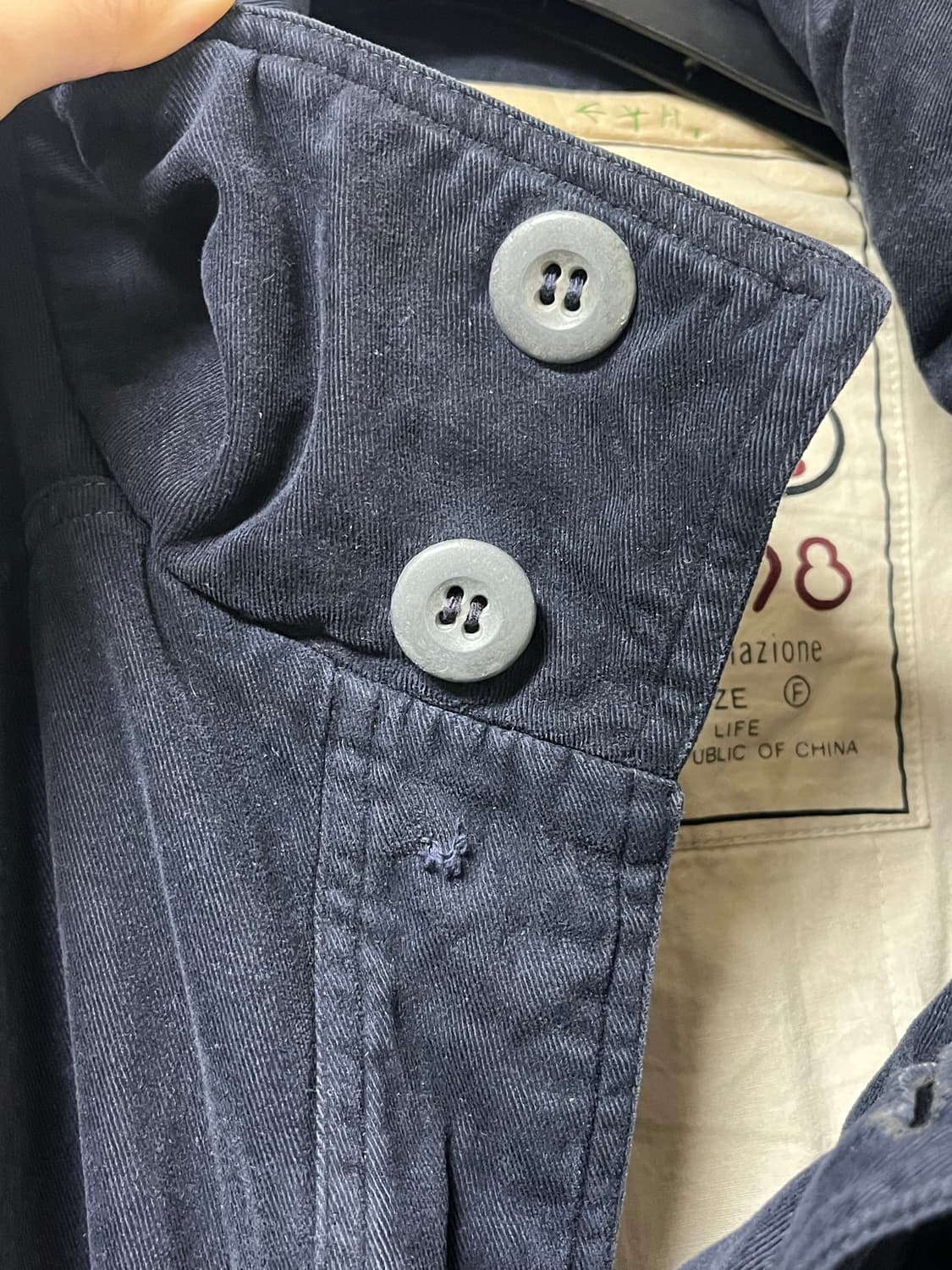 네이비 디테일 자켓 상품이미지8