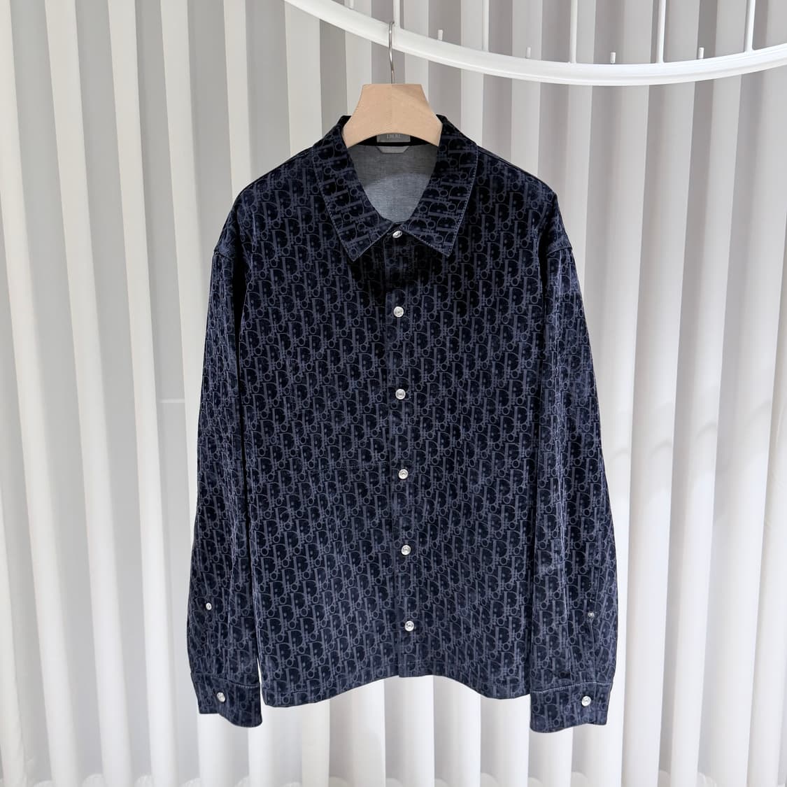 (S+ / 58) / 디올 오블리크 벨벳 오버셔츠 자켓 상품이미지2