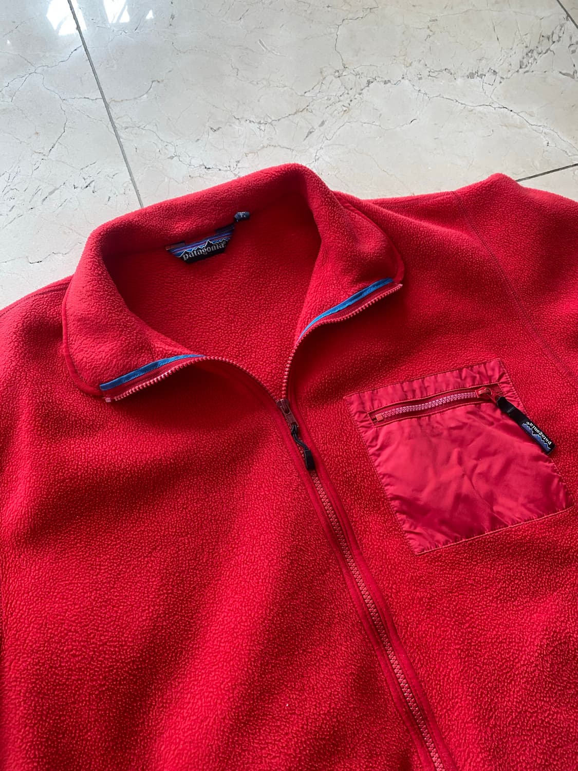 90s 파타고니아 신칠라 집업 플리스 후리스 자켓 made in USA 상품이미지6