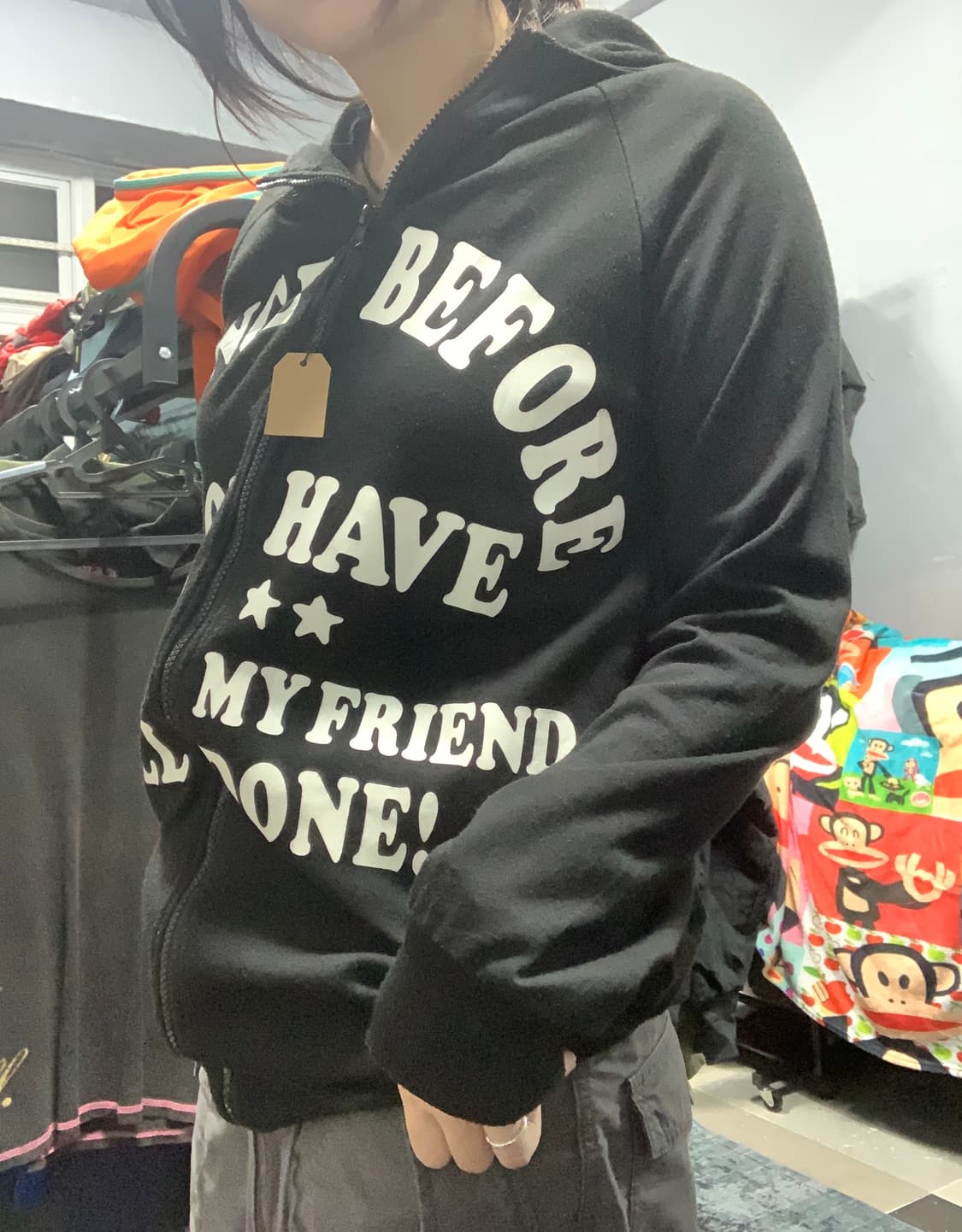 레터링 후드집업  상품이미지2