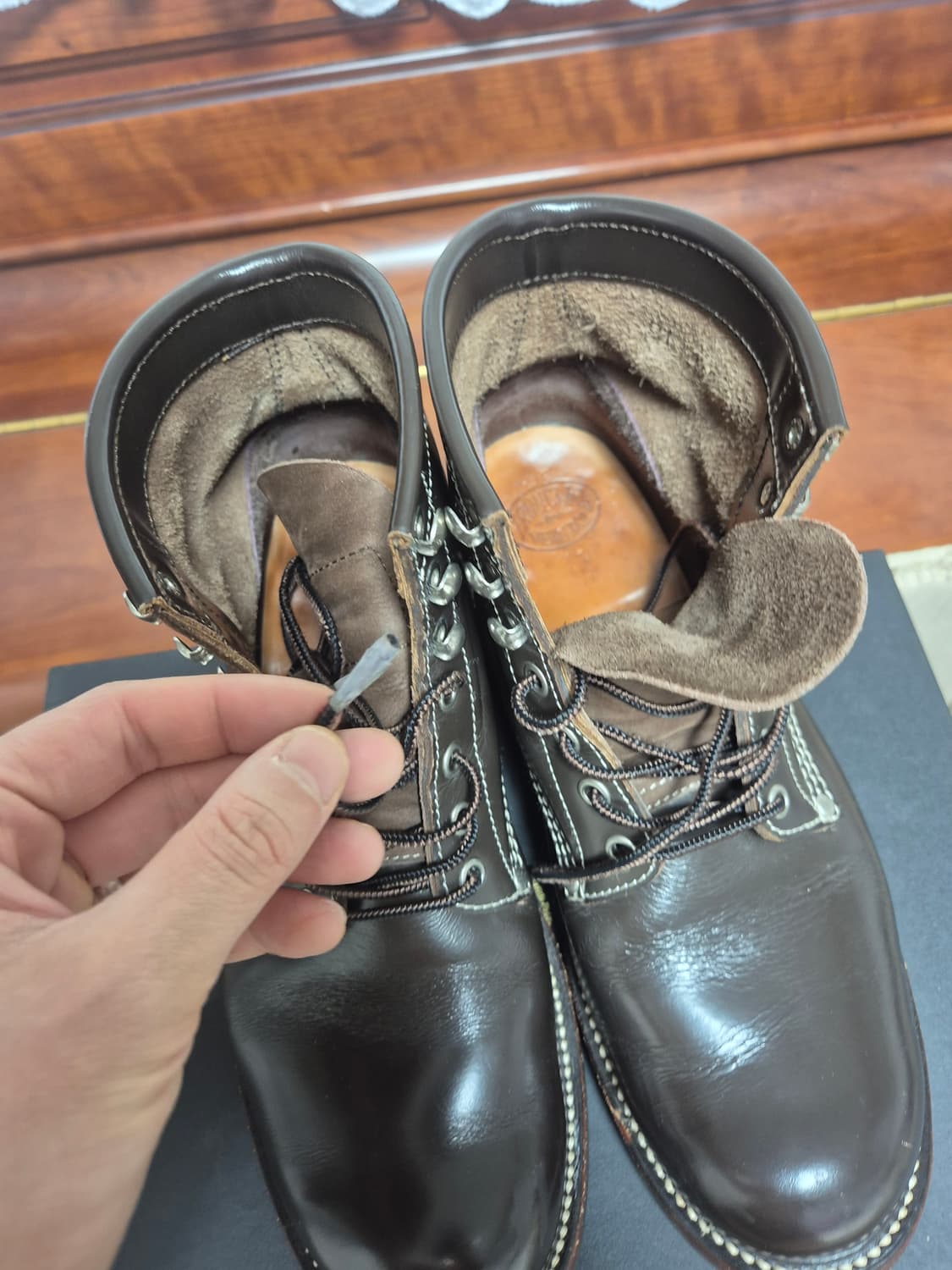 토이즈맥코이 서베이어부츠 브라운 판매합니다. 상품이미지3