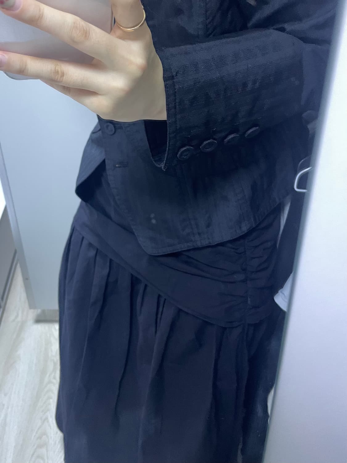 히로코 비스 레이어드 자켓 상품이미지10