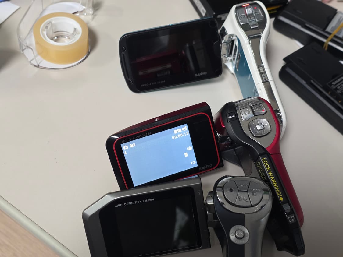 산요 작티 및 건타입 캠코더 (하자) 상품이미지2