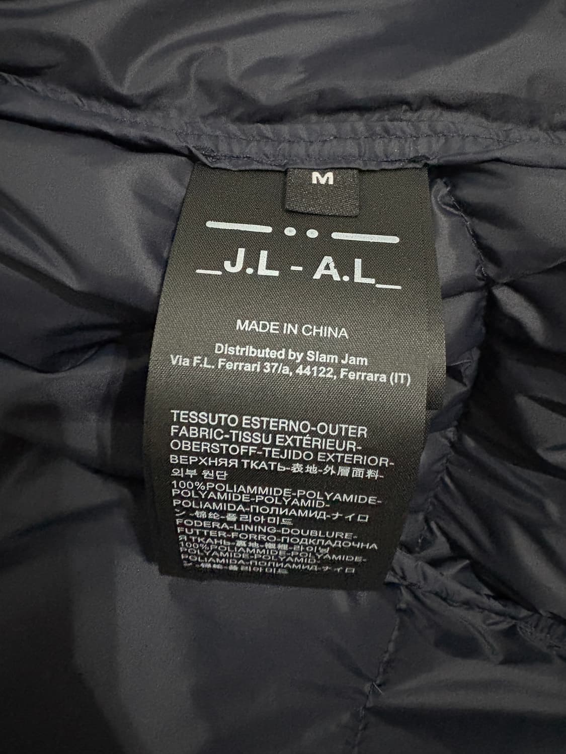 _J.L-A.L_ / BEAM DOWN JACKET 옵시디언 블루 / M 상품이미지10