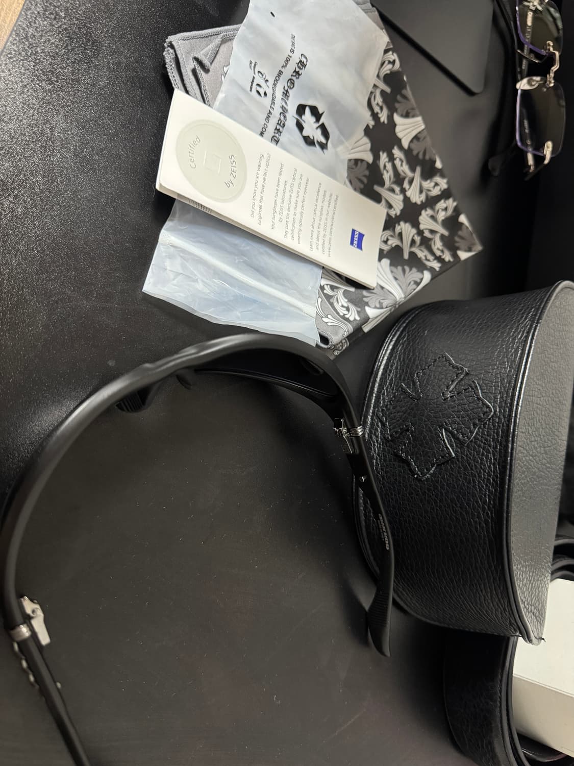 크롬하츠 spreader wrap 선글라스 매트블랙 상품이미지3