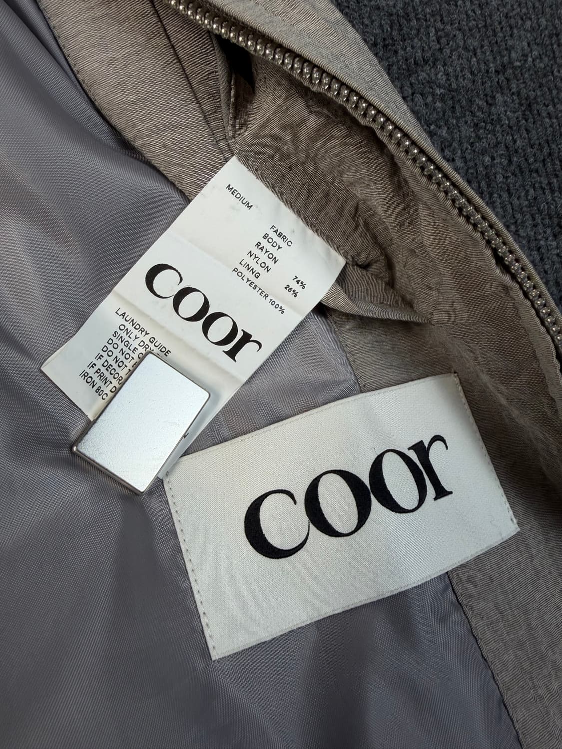 쿠어 크링클 2WAY 블루종자켓 상품이미지7