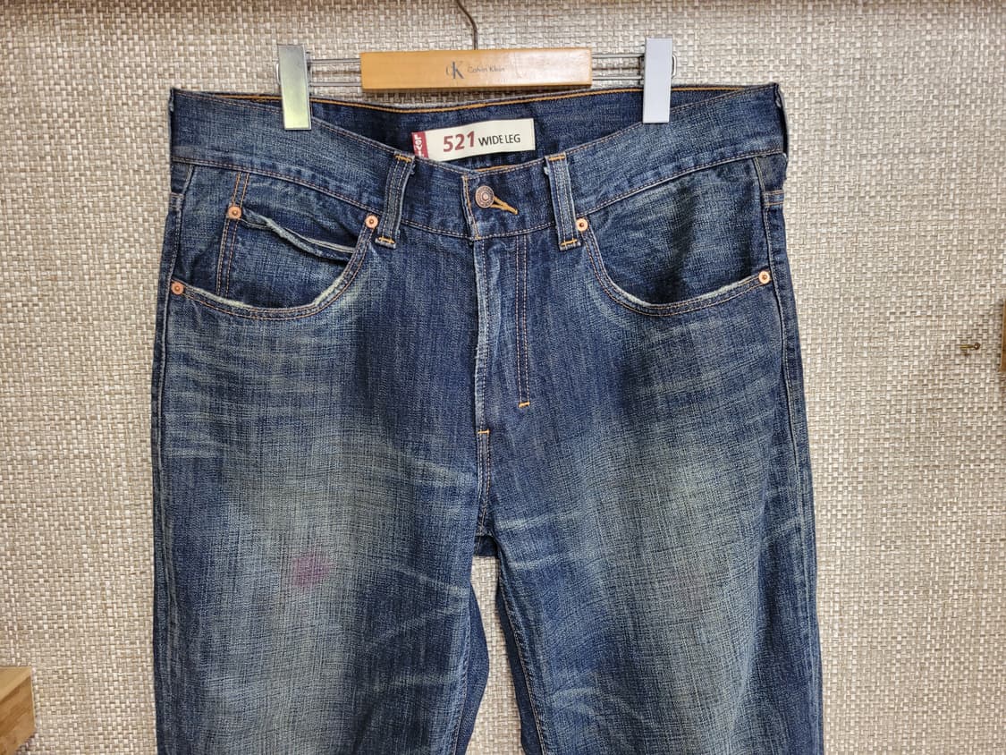 38인치 리바이스 521 와이드핏  청바지 빈티지 상품이미지2