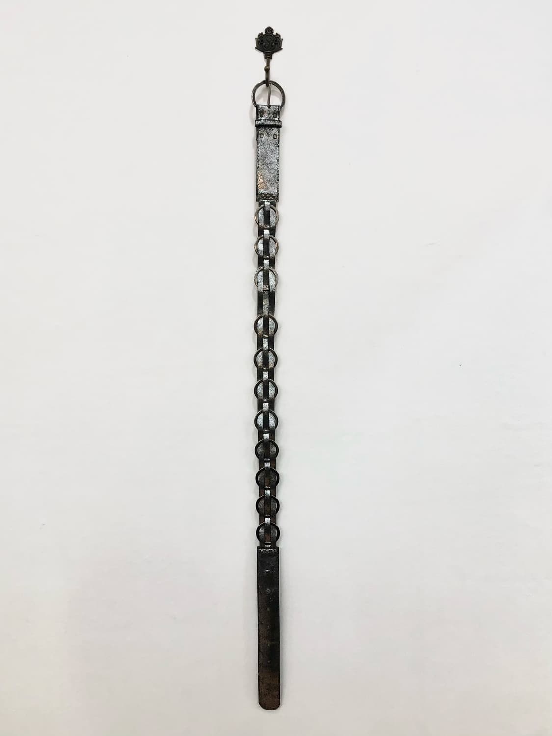 metal ring chain detail belt  상품이미지3