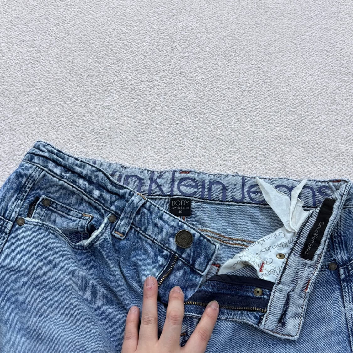 W30 L34 캘빈클라인 진 데님 팬츠 0423E 상품이미지4