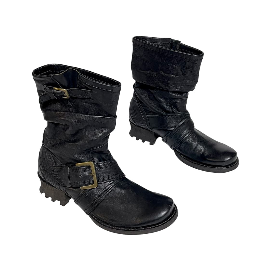 훕데두 드레이프 엔지니어부츠 상품이미지2