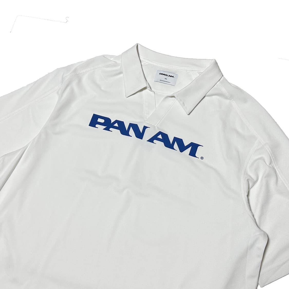 PAN AM 팬암 화이트 반팔 카라티 상품이미지3