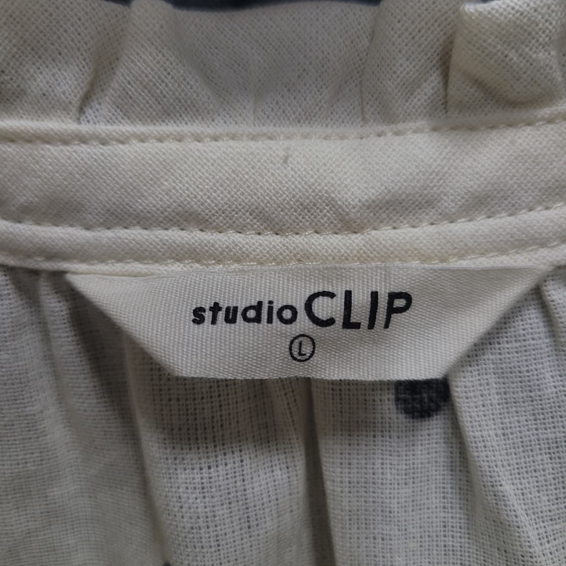 studio clip 스튜디오 클립 재팬 오버핏 도트 땡땡이 셔츠 상품이미지6