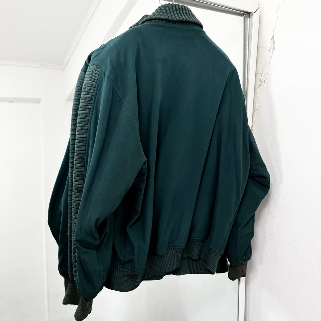 입생로랑 90s 숄카라 니트 봄버 자켓 상품이미지6