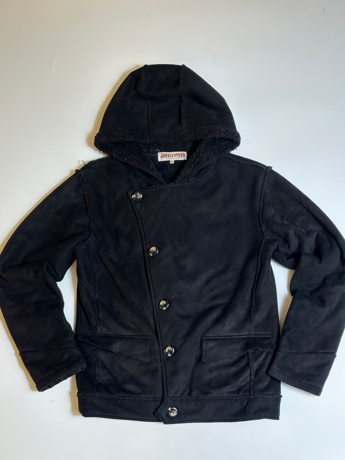 JUNGLE STORM 언발 버튼 후드 자켓 상품이미지9