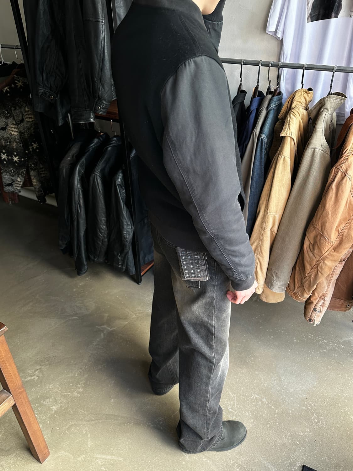 Levis 울 집업 블루종  상품이미지8