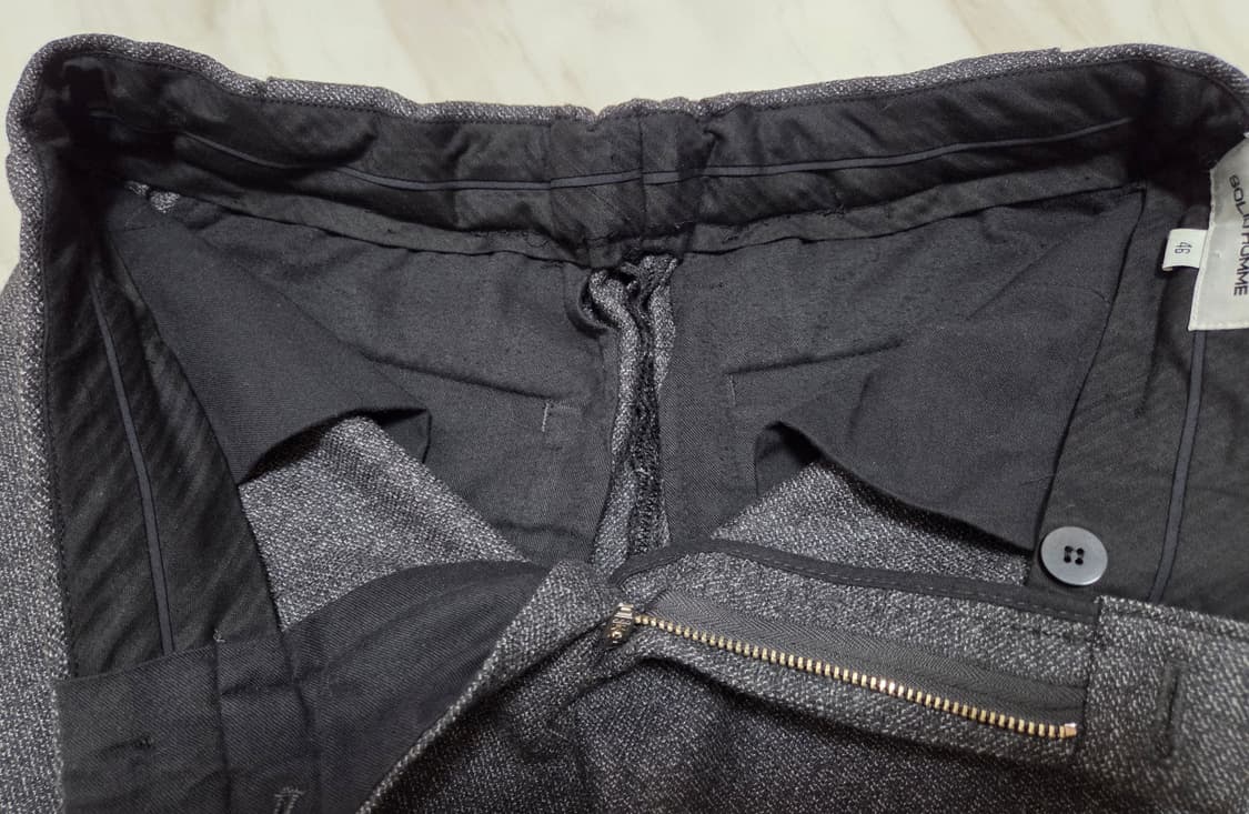 솔리드옴므 허리밴딩 슬랙스 상품이미지3