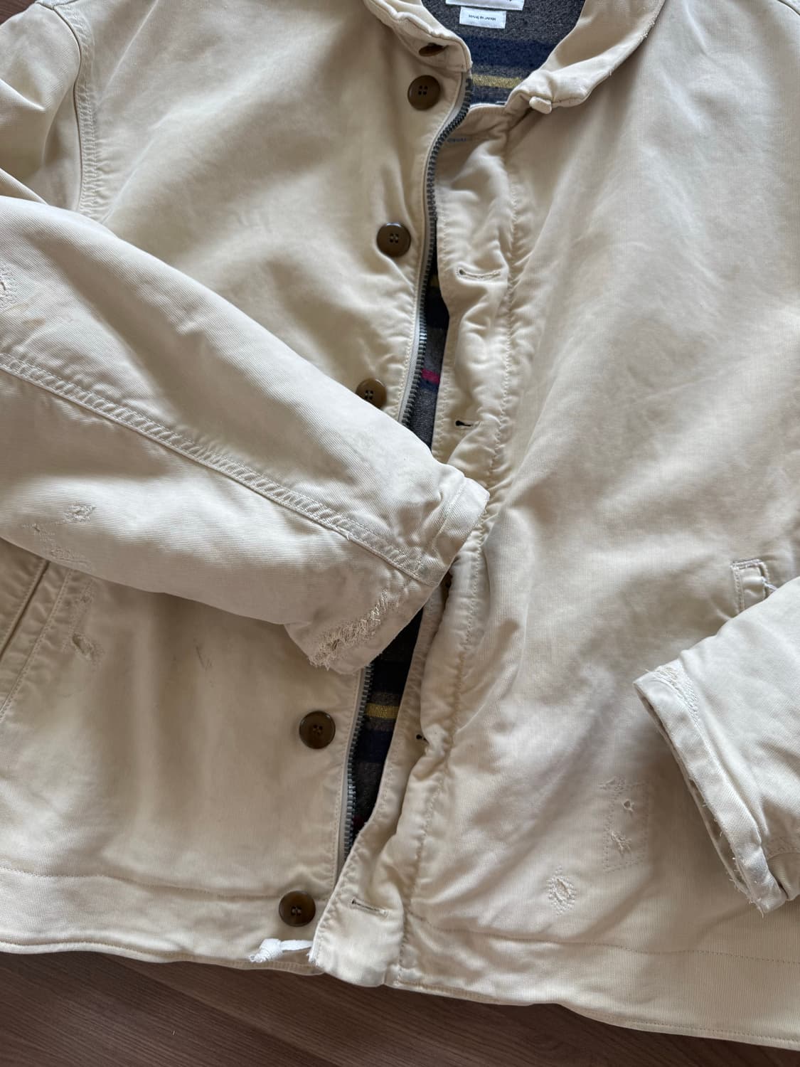 VISVIM PURSER DECK JKT G.CORD IVORY 상품이미지4