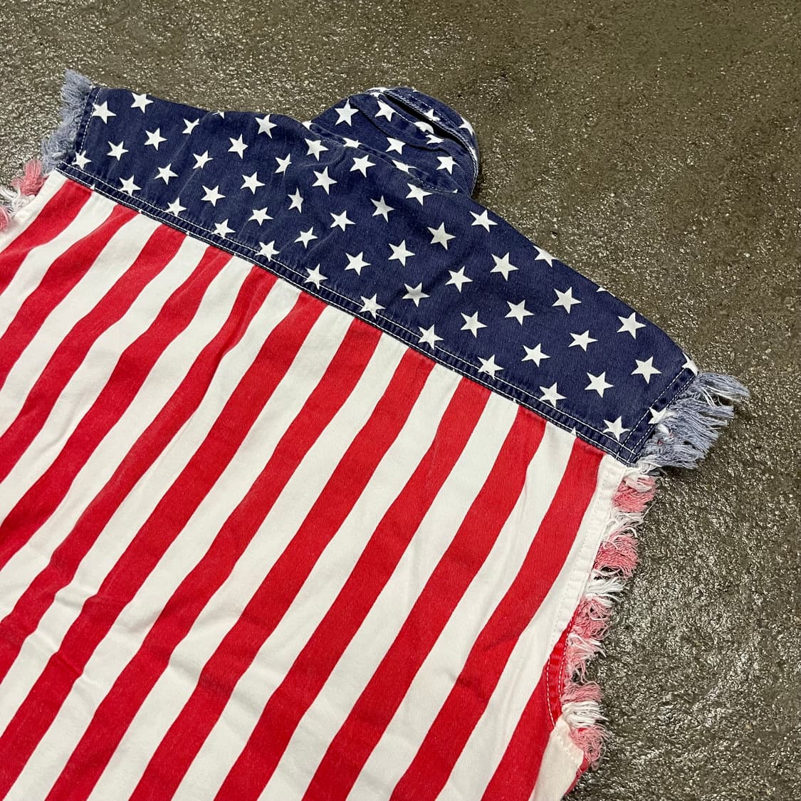 빈티지 성조기 슬리브리스 셔츠 (105) 상품이미지4