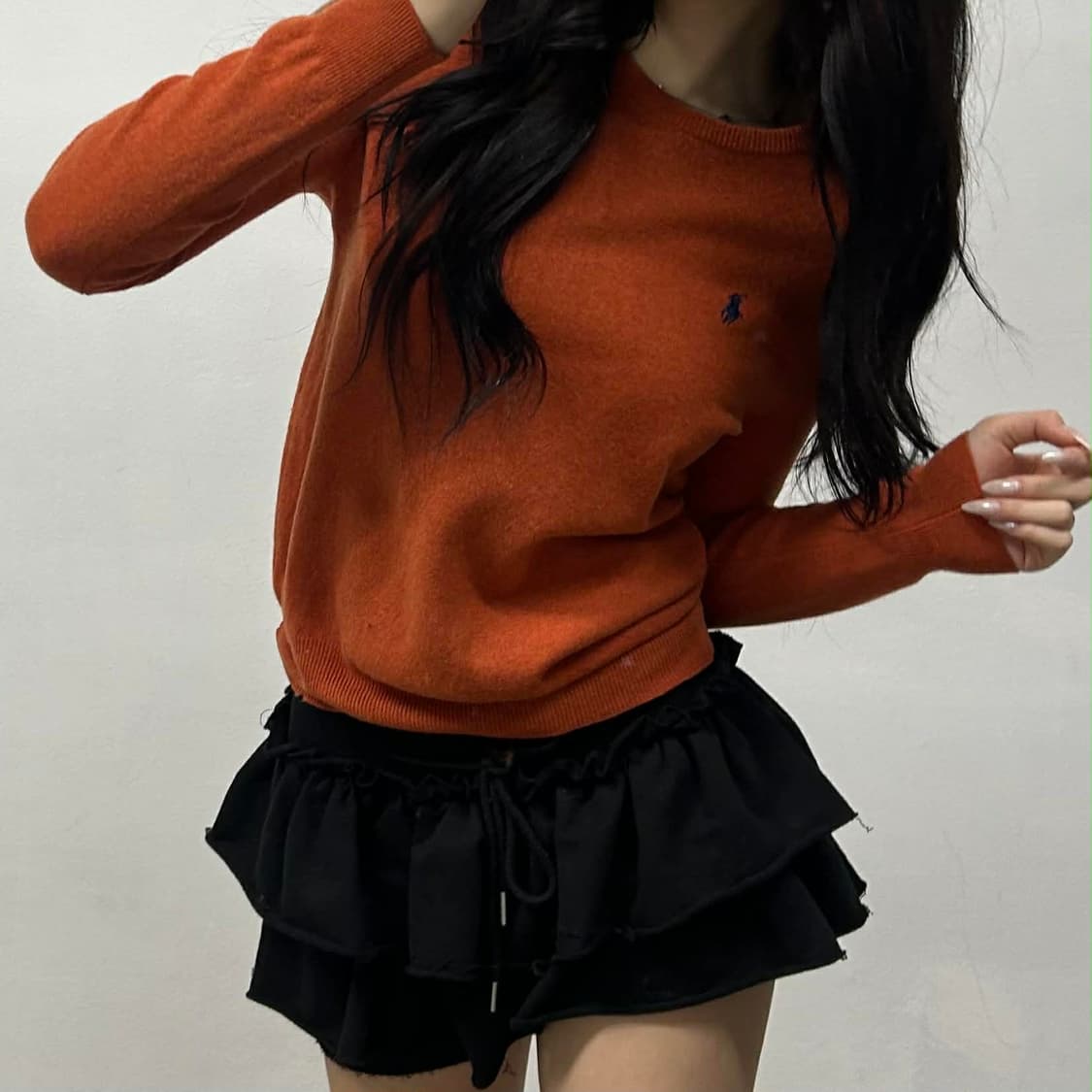 폴로 랄프로렌 램스울 크루넥 니트 스웨터(M) 상품이미지3