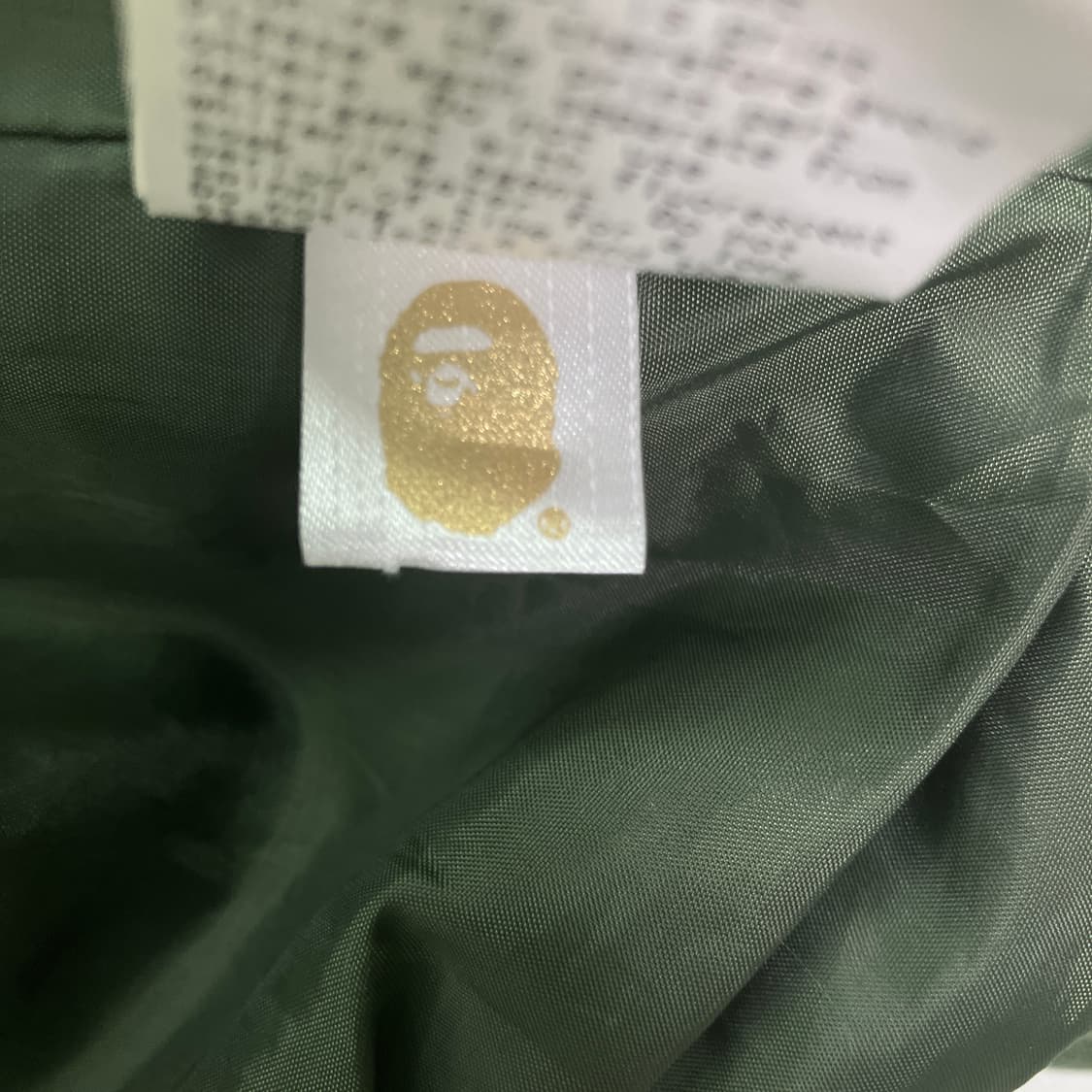 베이프 카키 ma-1 항공 점퍼 L 상품이미지10