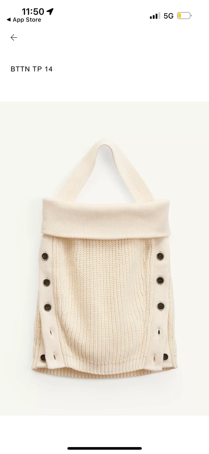 Zara 버튼 니트 탑 상품이미지1