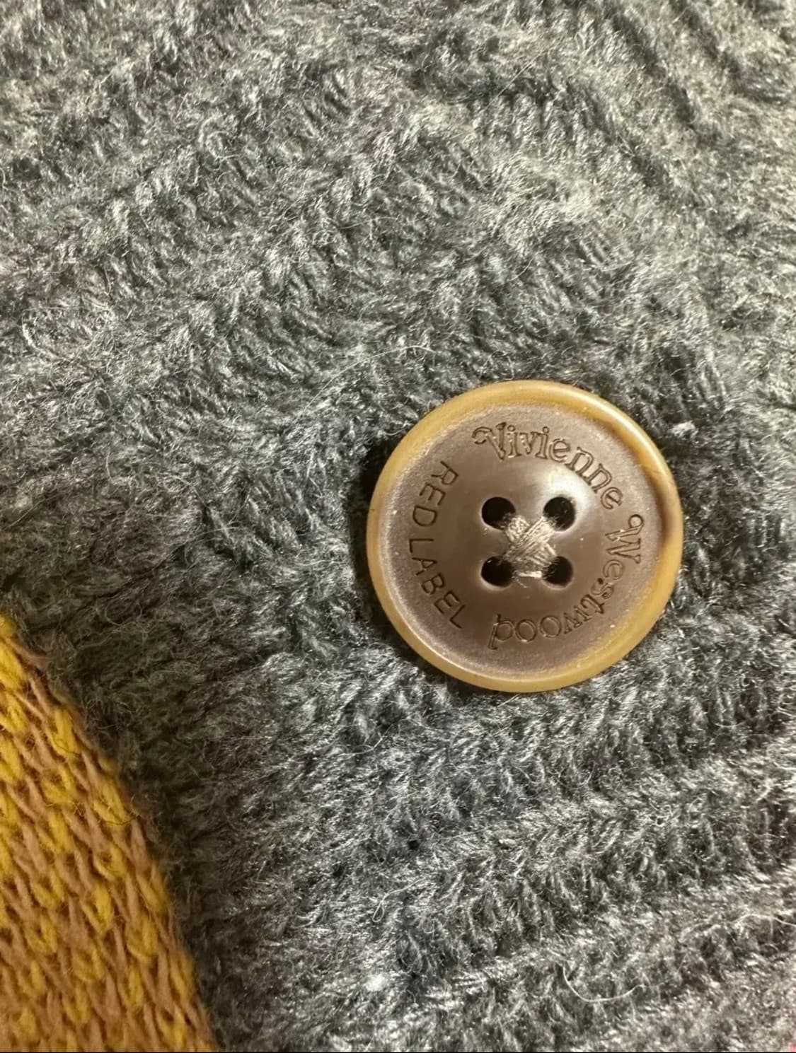 비비안웨스트우드 레드라벨 일본판 패치워크 울가디건 남여공용 상품이미지6