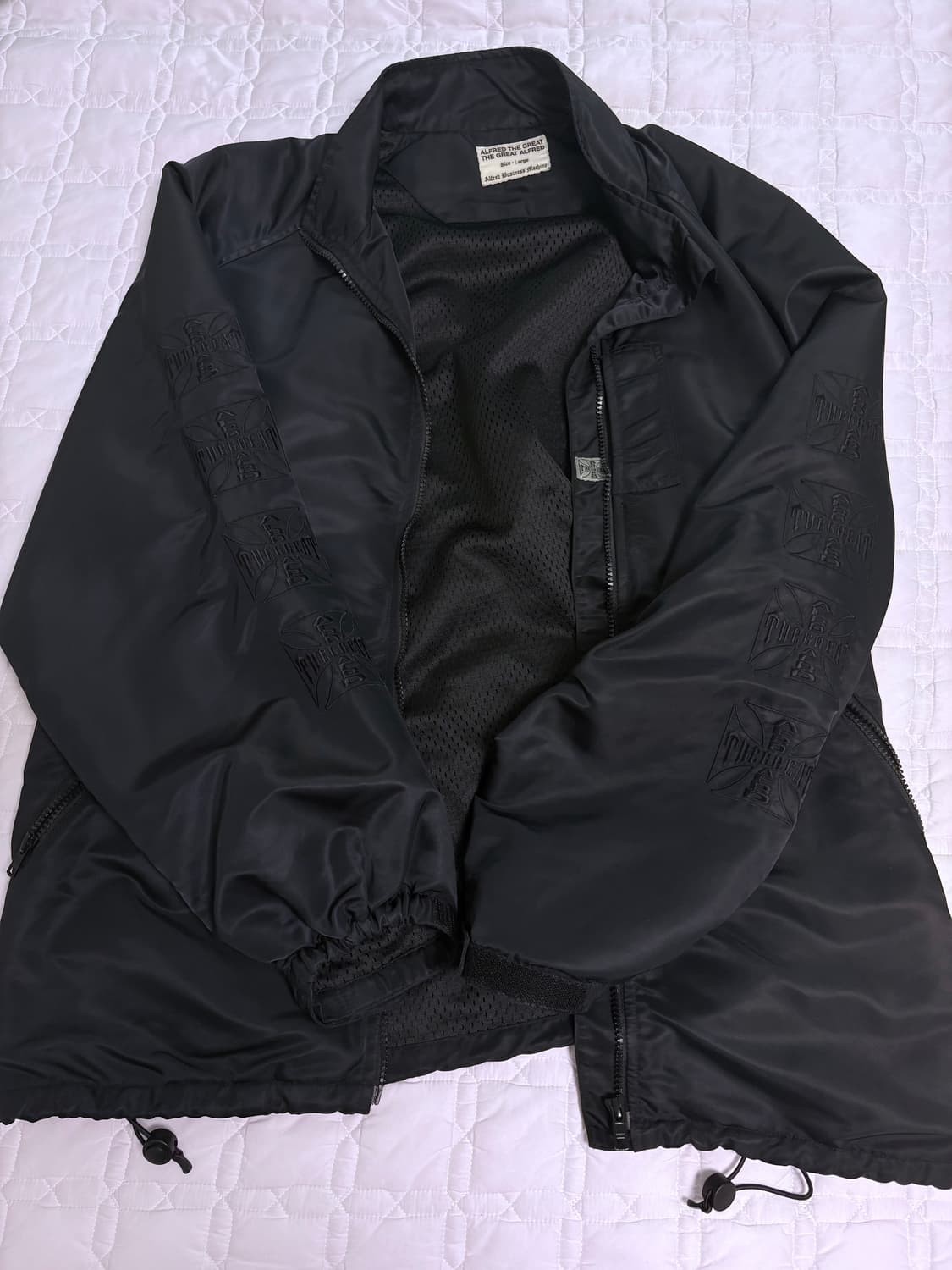 알프레드 IRON CROSS NYLON JACKET/BLACK 상품이미지2