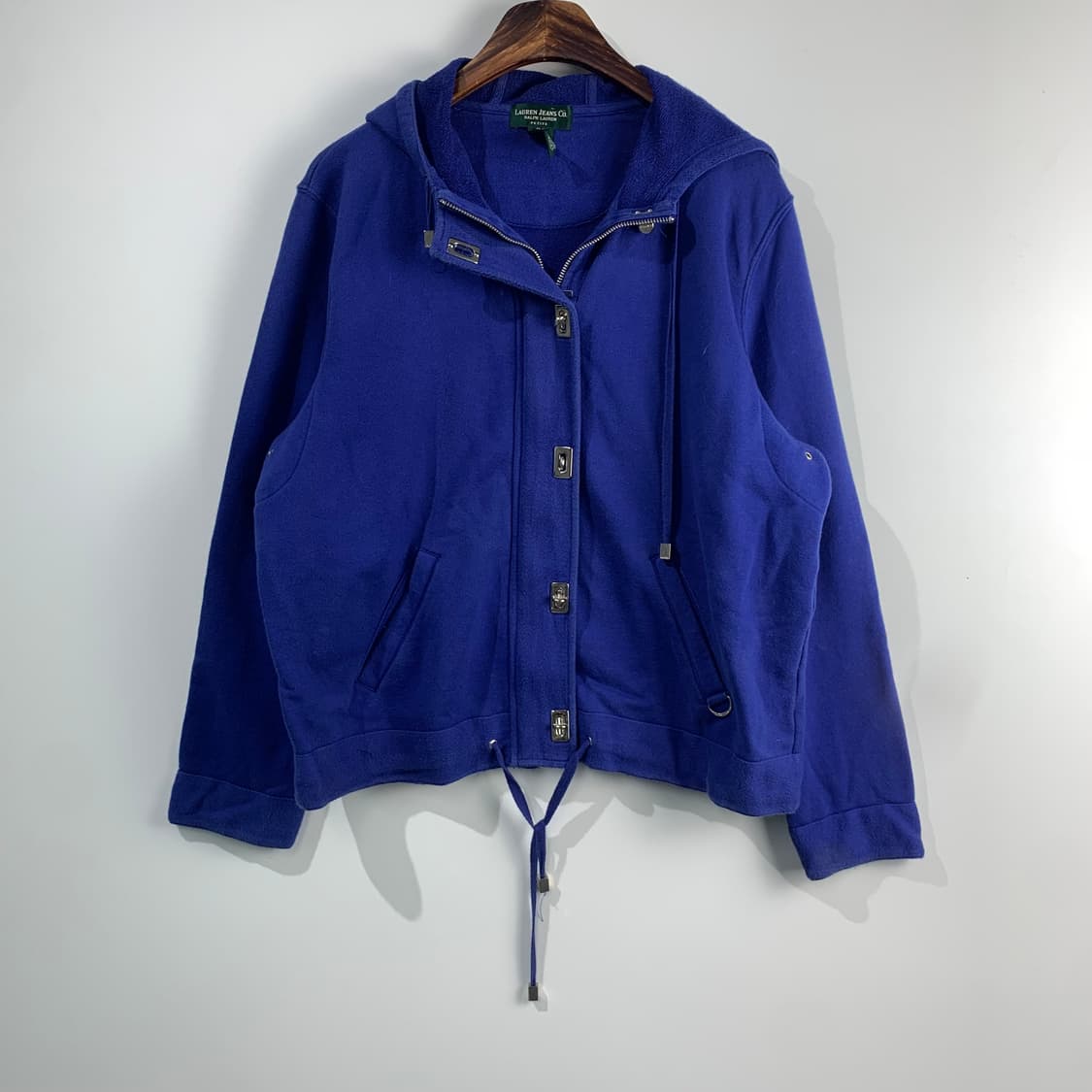 폴로 랄프로렌 블루 버튼 후드 자켓 상품이미지2