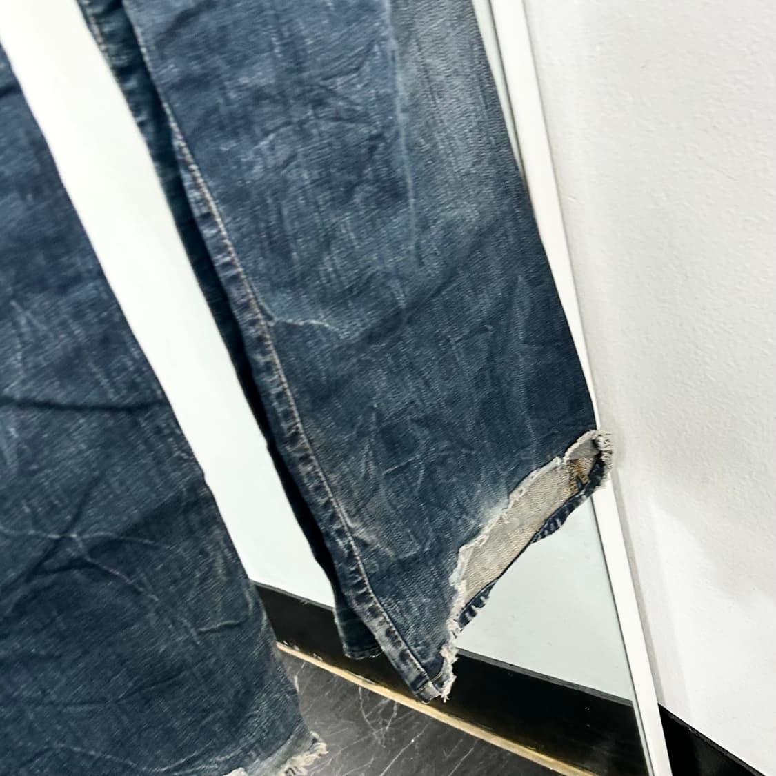 General Idea 멀티패치 부츠컷 데님 팬츠 상품이미지10