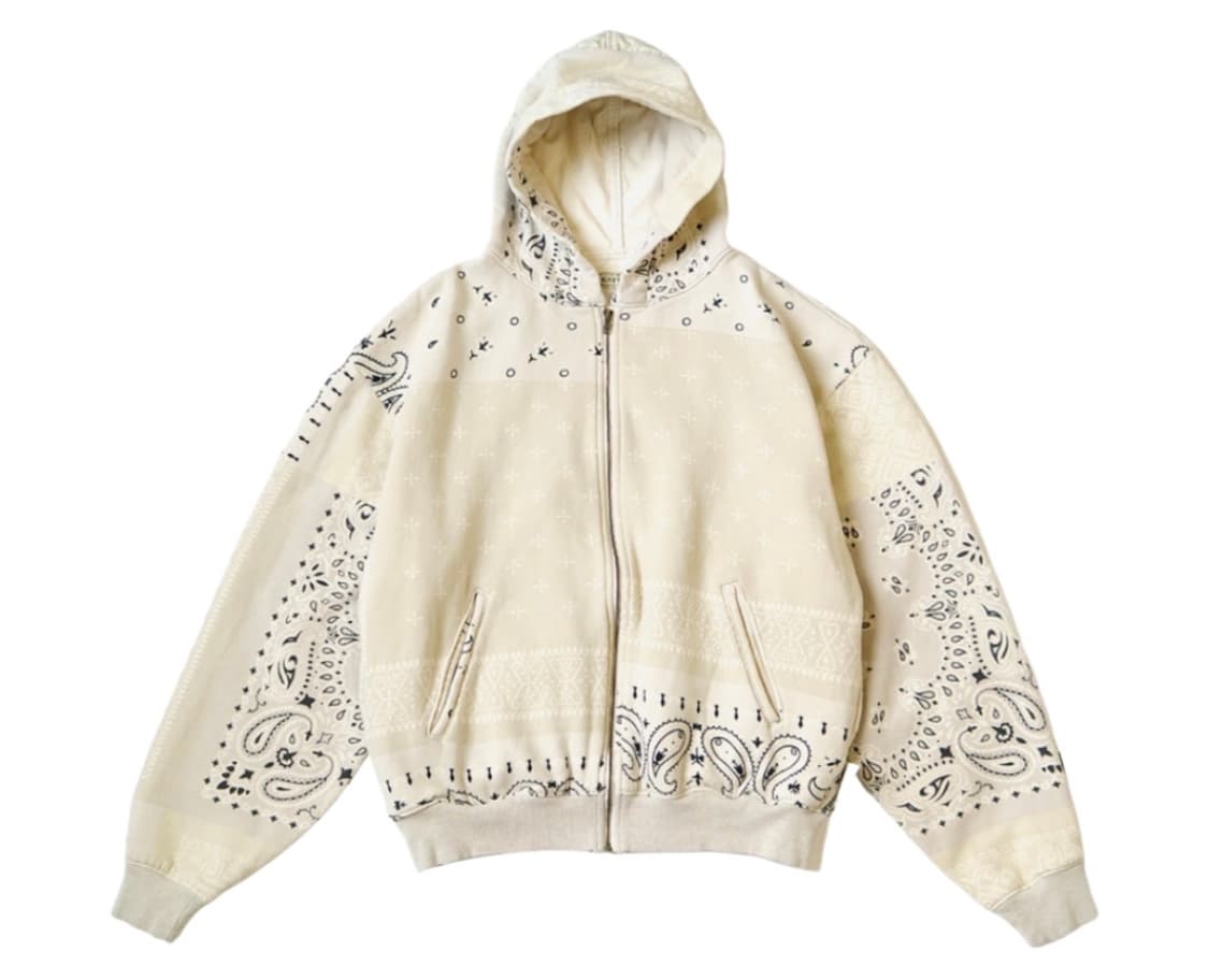 (새상품) 캐피탈 플리스 반다나 비부악 후드 블루종 키나리 상품이미지1