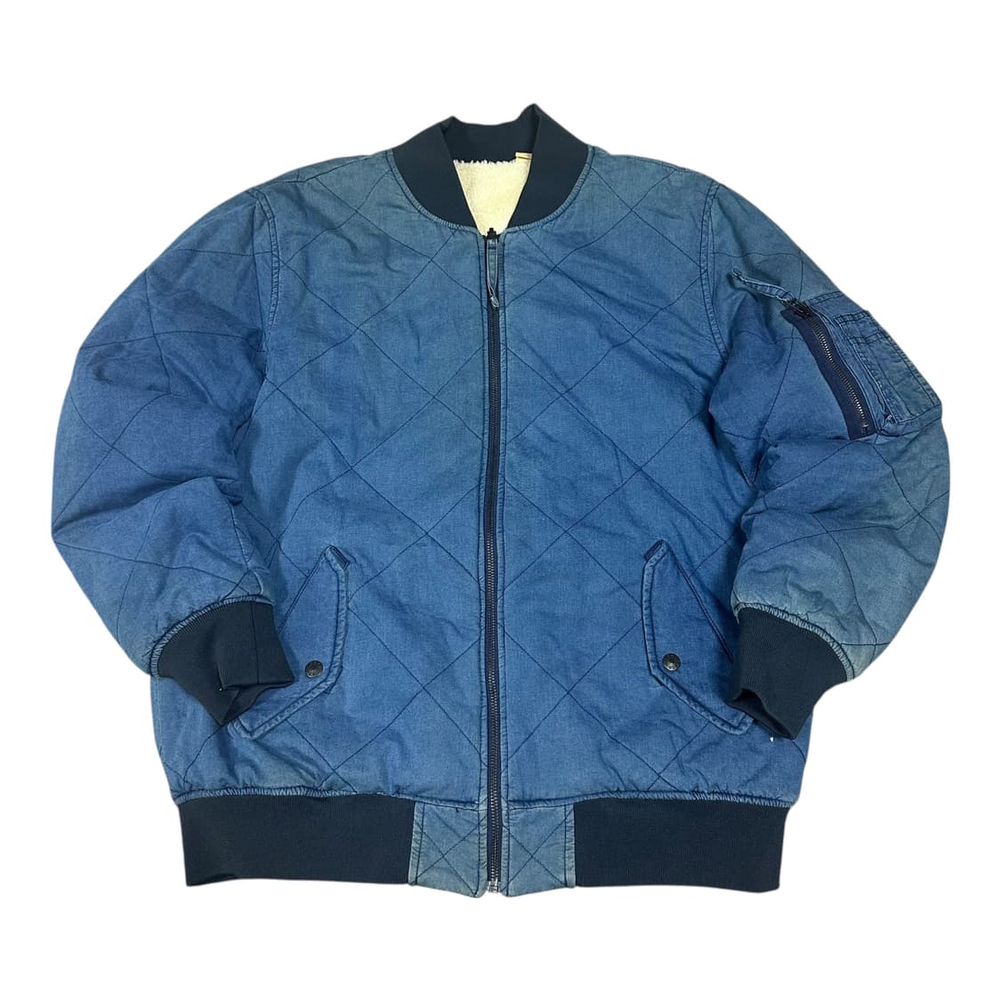 ✨ (바배) 리바이스 리버시블 뽀글이 데님 양면 점퍼 자켓 상품이미지3