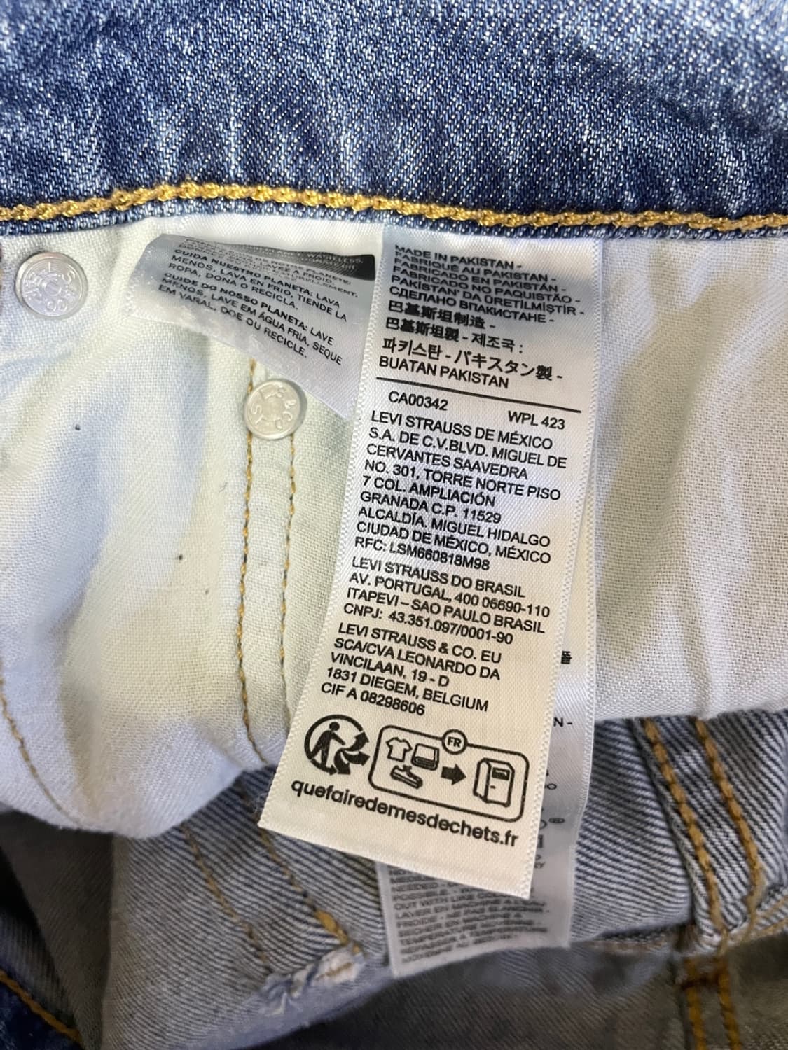 리바이스 502 청바지 36 상품이미지8