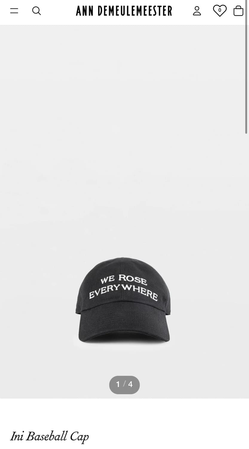 앤드뮐미스터 26ss INI BASEBALL cap 상품이미지2